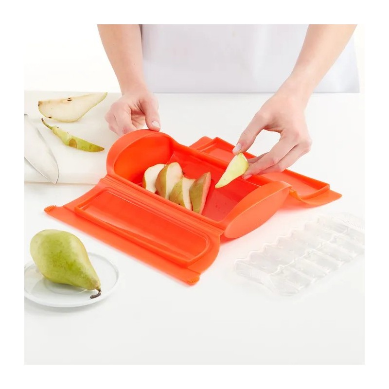 Estuche de vapor 1-2 pers. con bandeja rojo | Things