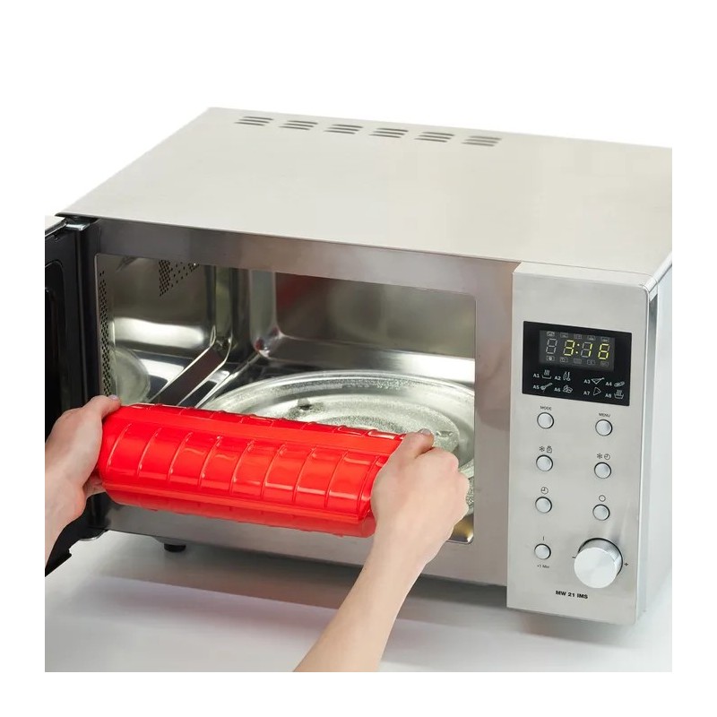 Estuche de vapor 1-2 pers. con bandeja rojo | Things