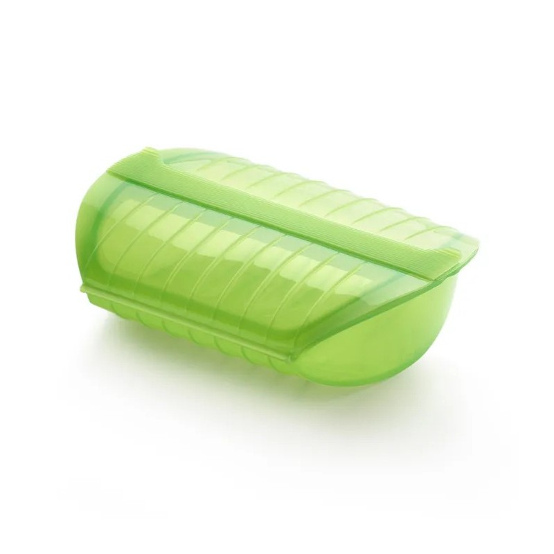 Estuche de vapor 3-4 pers. con bandeja verde