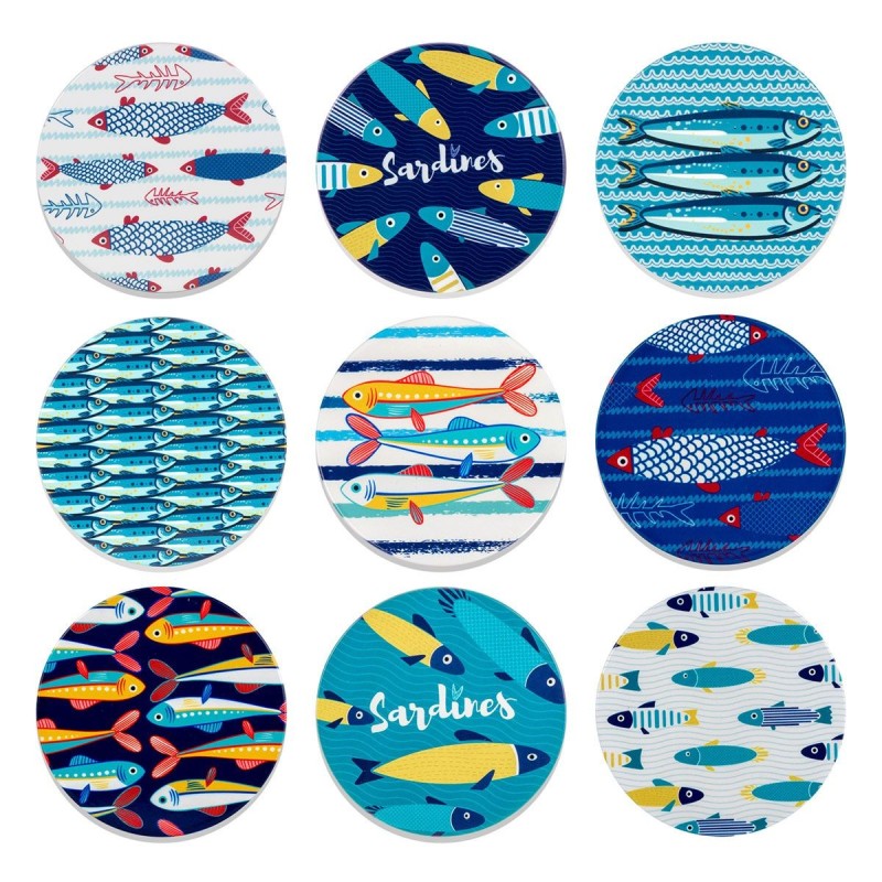 Posavasos sardinas