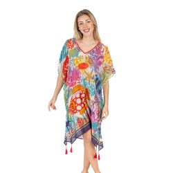 Poncho coral