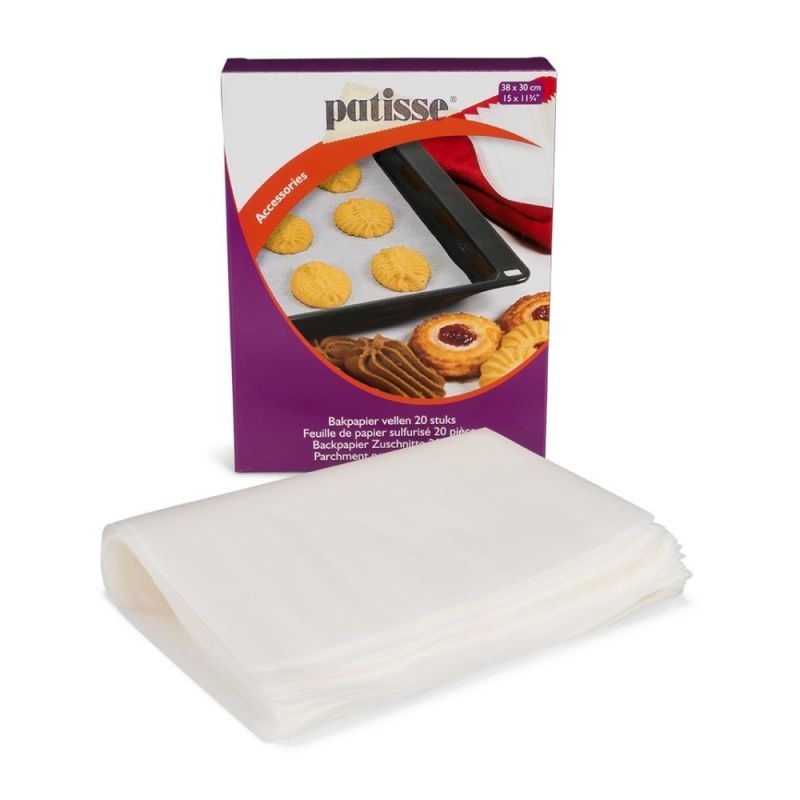 Hojas de Papel de horno (20 x) Patisse