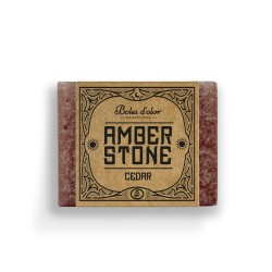 Amber stone cedar