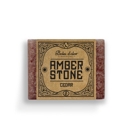 Amber stone cedar