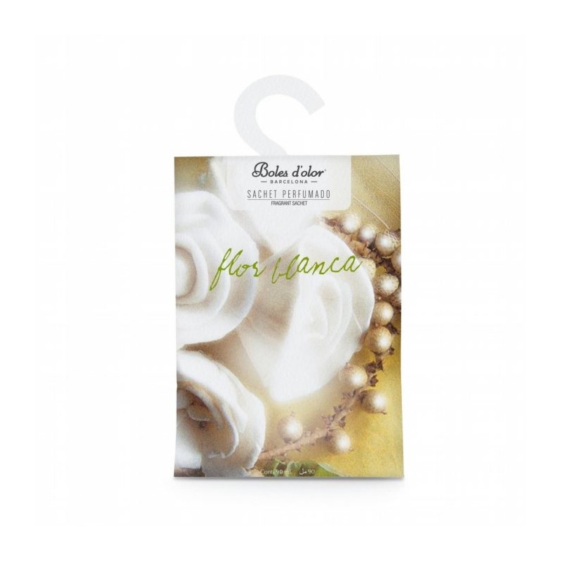 Sachet perfumado flor blanca