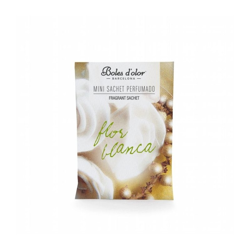 Mini sachet perfumado flor blanca