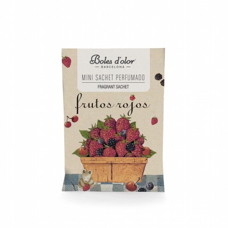 Mini sachet perfumado frutos rojos