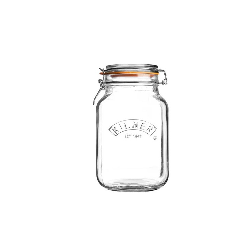 Tarro de conserva con clip cuadrado Kilner® 2L