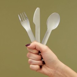 Set cubiertos viaje- turquesa Zoku, foto 5