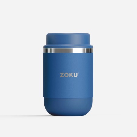 Termo de acero inoxidable de Zoku azul 475 ml.