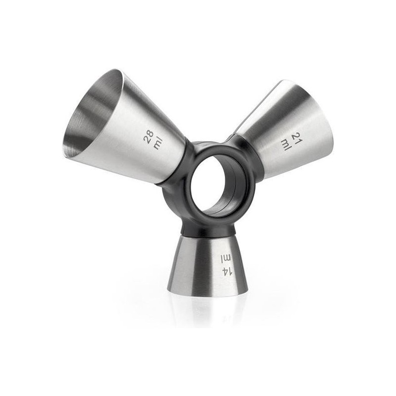 Vaso medidor cocktail triple