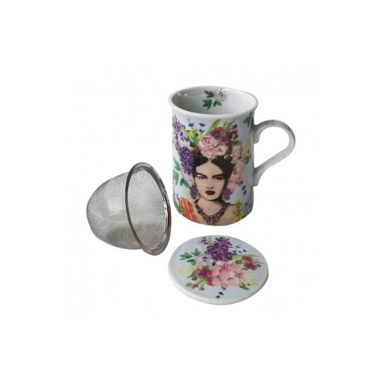 Mug Frida con filtro y tapa, foto 2