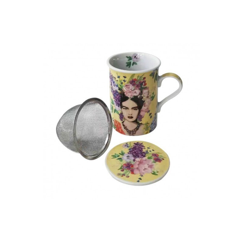 Mug Frida con filtro y tapa, foto 3
