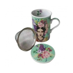 Mug Frida con filtro y tapa, foto 5