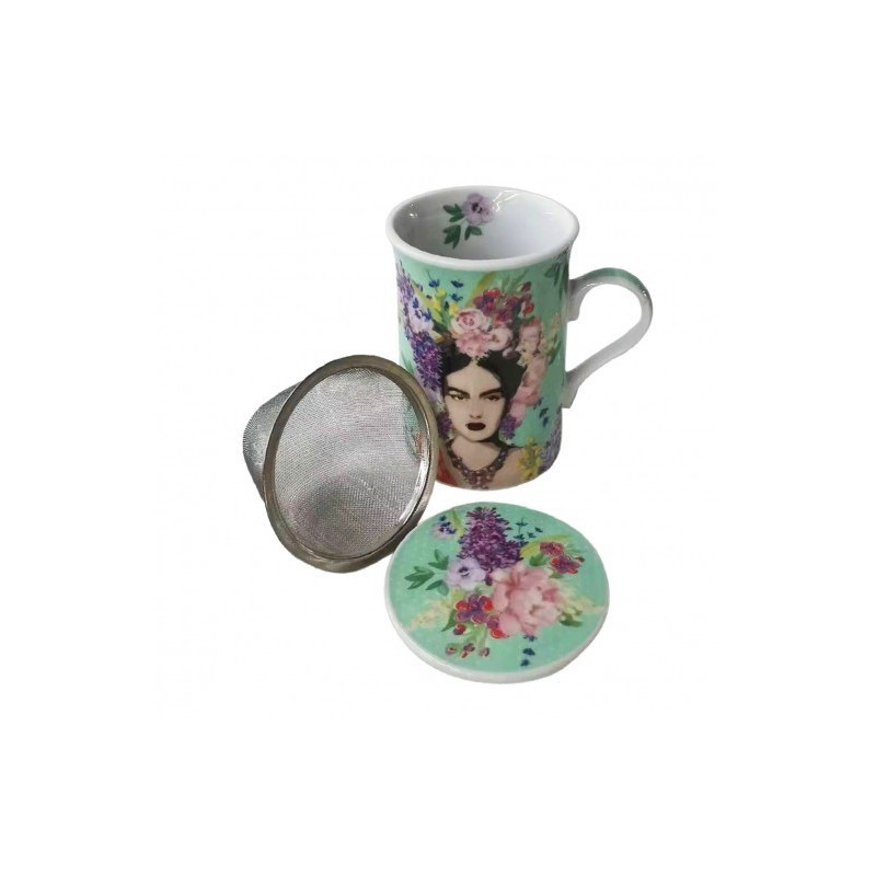 Mug Frida con filtro y tapa, foto 5