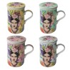 Mug Frida con filtro y tapa