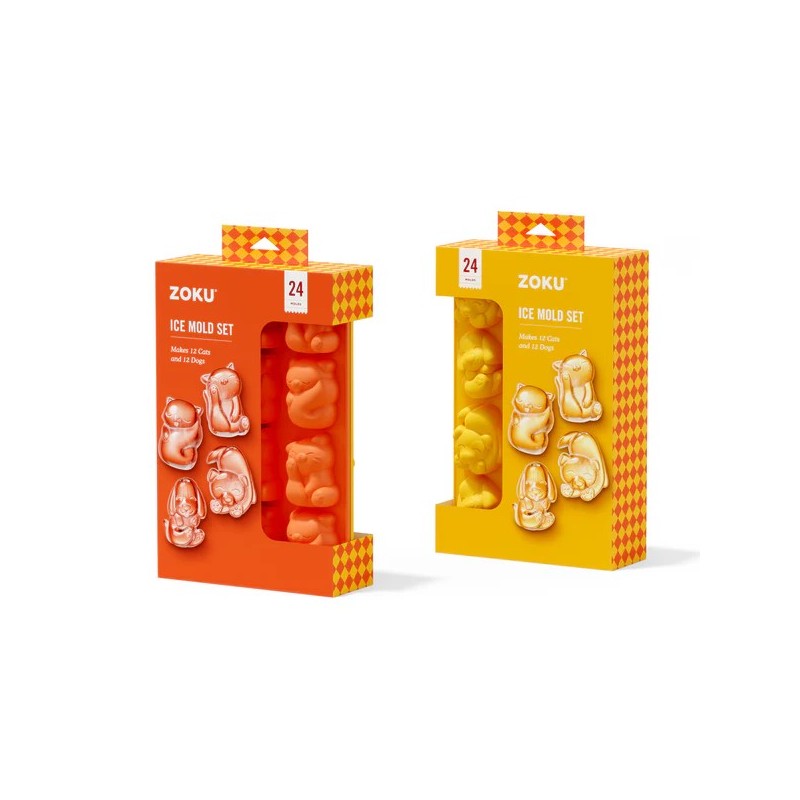 Perros y gatos moldes de hielo (2x) Zoku, foto 3