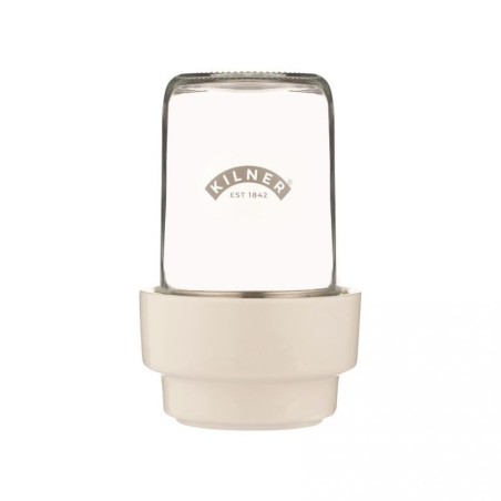 Set para germinados Kilner con tarro de 0,5 L sobre su base de cerámica