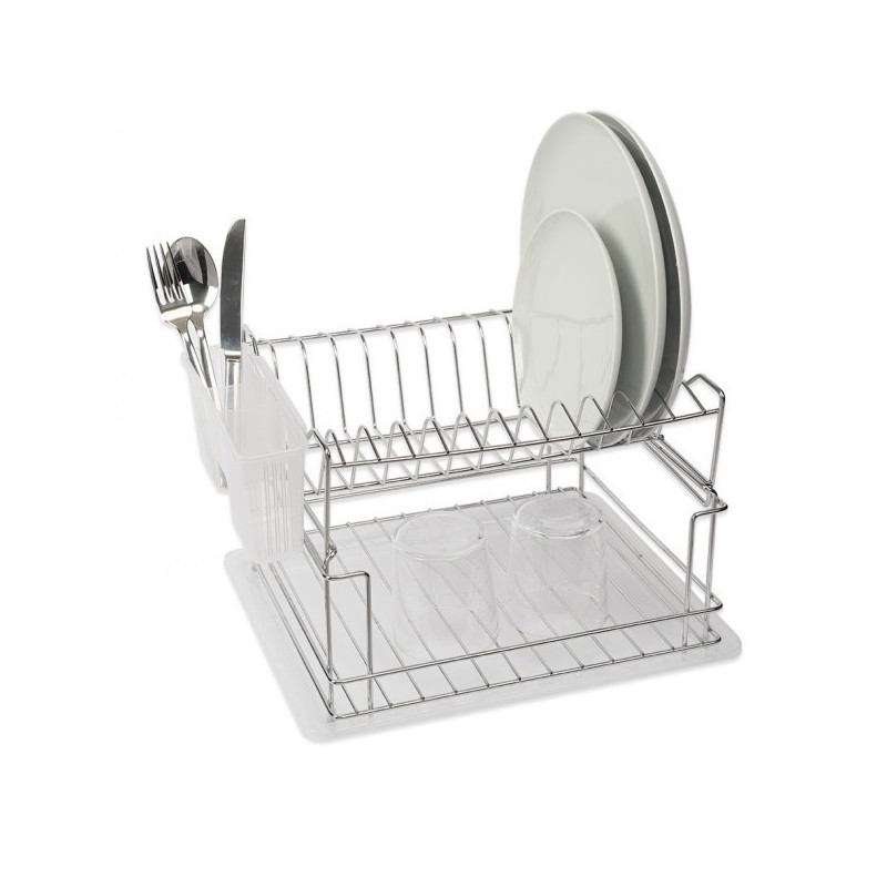 Escurreplatos doble Duett inox