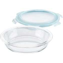 Hermético Lock & Lock borosilicato redondo 21 cm.