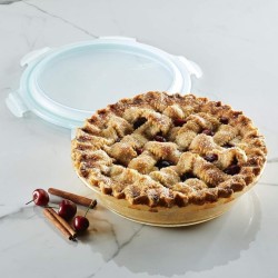 Hermético Lock & Lock borosilicato redondo 21 cm.