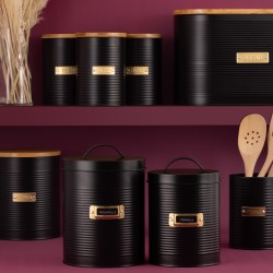 Bote hermético para galletas negro Typhoon