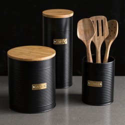 Bote hermético para galletas negro Typhoon