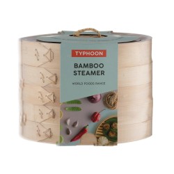 Vaporera bambú 20 cm. Typhoon