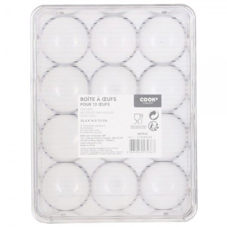 Huevera nevera 12 huevos