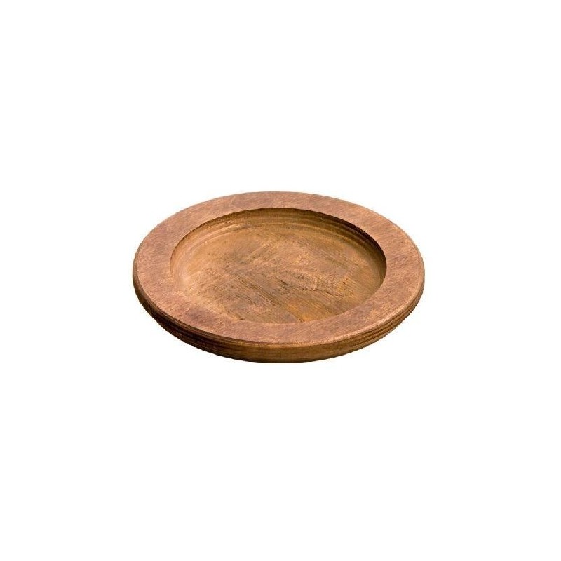 Bajo plato nogal 24 cm Lodge