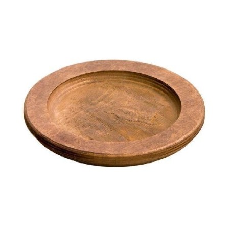 Bajo plato nogal 24 cm Lodge