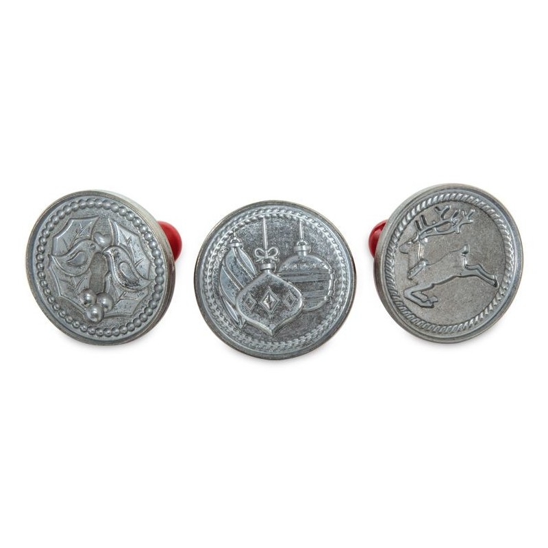 Nordic Ware tampón de galletas Yuletide