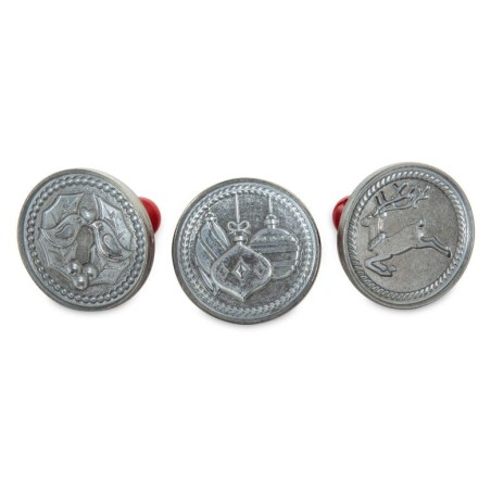 Nordic Ware tampón de galletas Yuletide