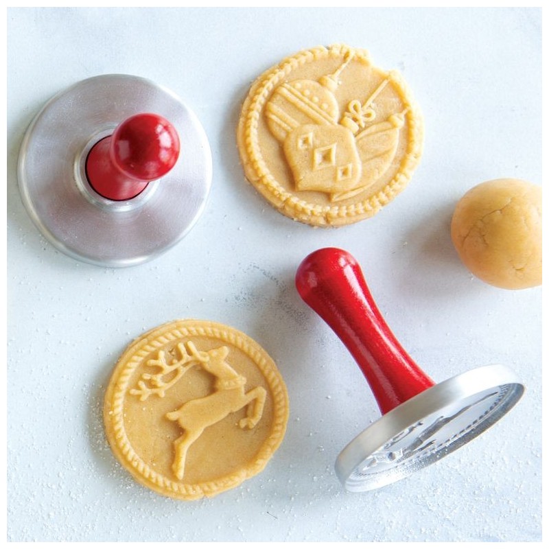 Nordic Ware tampón de galletas Yuletide | Things