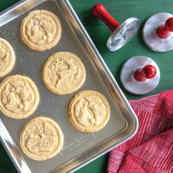 Nordic Ware tampón de galletas Yuletide, foto 3