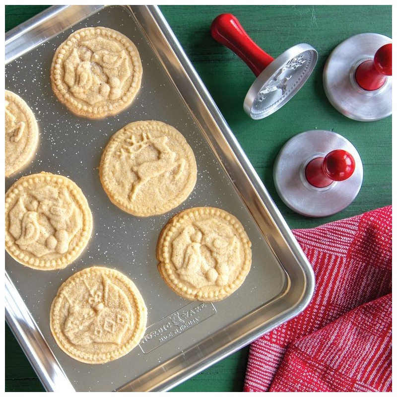 Nordic Ware tampón de galletas Yuletide | Things