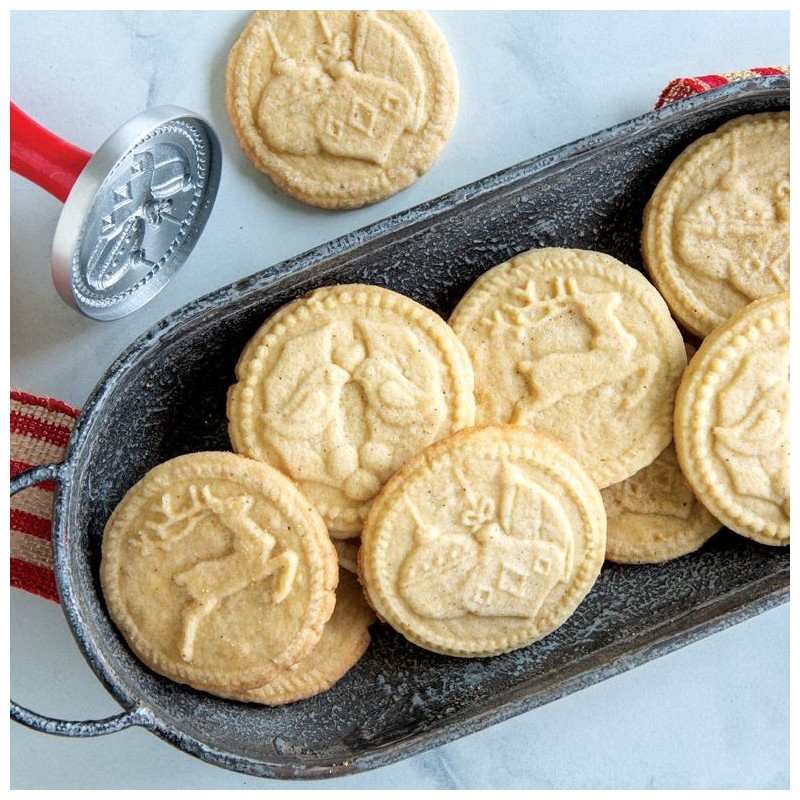 Nordic Ware tampón de galletas Yuletide | Things