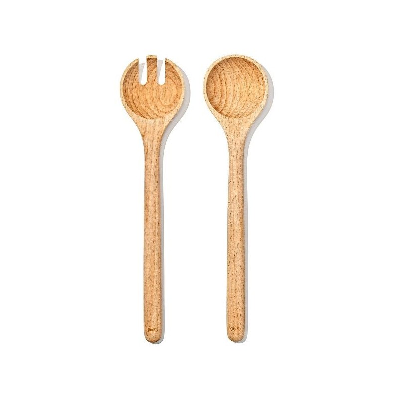 Cubiertos de ensalada de madera Oxo
