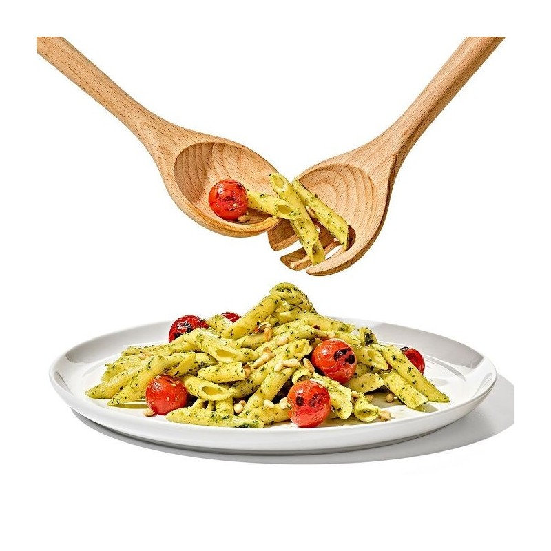 Cubiertos de ensalada de madera Oxo, foto 4