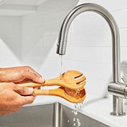 Cubiertos de ensalada de madera Oxo