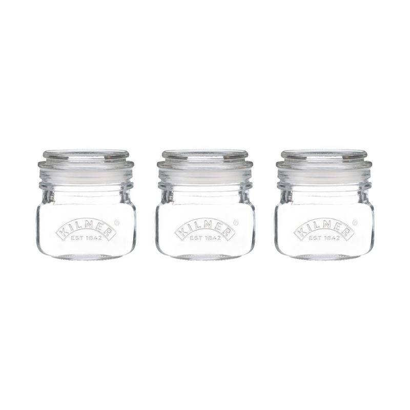 Set de tarros Kilner® Push Top de 0,25 litros