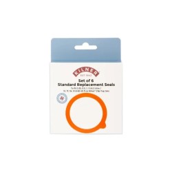 6 x Sellos de goma de repuesto para frascos Kilner®