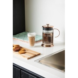 Vaso doble pared vidrio Latte, 2 piezas