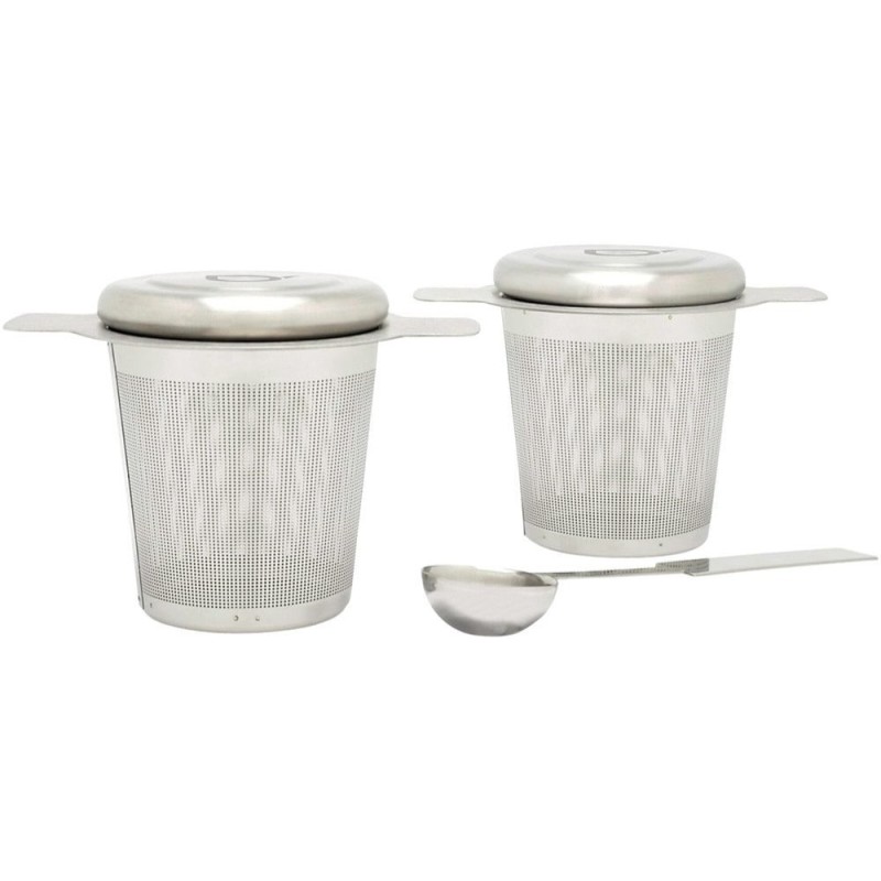 Set de dos filtros de té con cuchara medidora de Bredemeijer