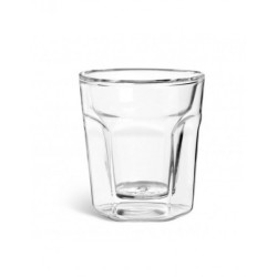 Vaso doble pared vidrio Expresso, 2 piezas