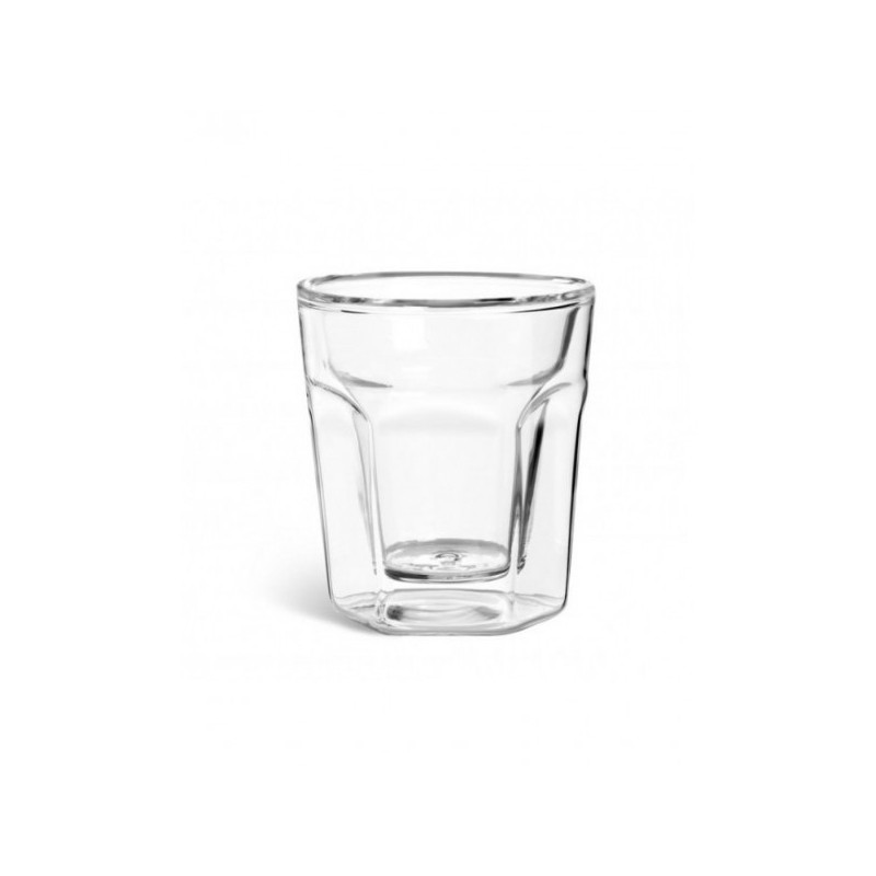 Vaso doble pared vidrio Expresso, 2 piezas