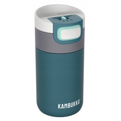 Termo Kambukka Etna 300 ml Deep Teal azul petróleo, detalle de la tapa
