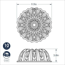 Nordic Ware Cut Crystal Pan, foto 5