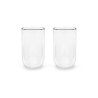 Vaso doble pared 400 ml., 2 piezas