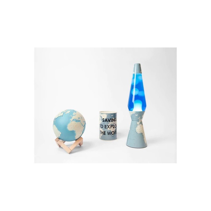 Lampara de lava mapamundi Fisura